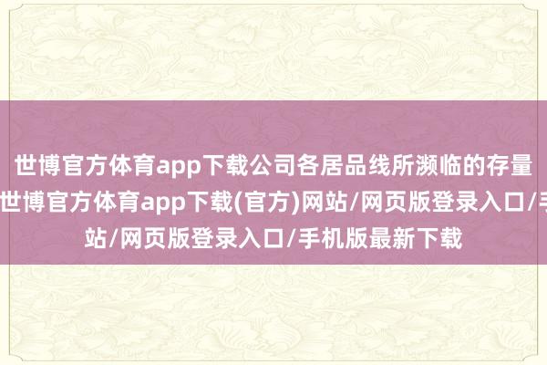 世博官方体育app下载公司各居品线所濒临的存量阛阓竞争强烈-世博官方体育app下载(官方)网站/网页版登录入口/手机版最新下载