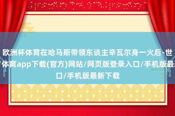 欧洲杯体育在哈马斯带领东谈主辛瓦尔身一火后-世博官方体育app下载(官方)网站/网页版登录入口/手机版最新下载