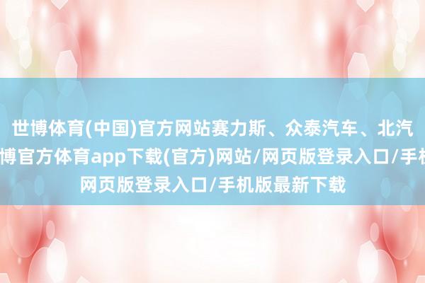 世博体育(中国)官方网站赛力斯、众泰汽车、北汽蓝谷涨停-世博官方体育app下载(官方)网站/网页版登录入口/手机版最新下载