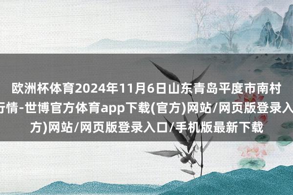 欧洲杯体育2024年11月6日山东青岛平度市南村蔬菜批发阛阓价钱行情-世博官方体育app下载(官方)网站/网页版登录入口/手机版最新下载